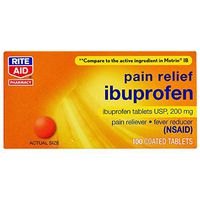 Rite Aid Pharmacy Ibuprofen Coated Tablets, 200mg - 100 Count