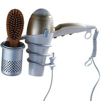 LIUCS Spiral Hair Dryer Holder for Wall mounting