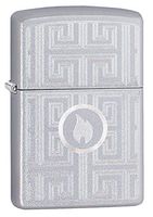Custom Personalized Labyrinth Design Street Chrome Windproof Lighter Free Engraving #29857