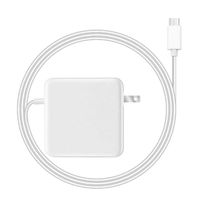 USB C AC Charger for MacBook Pro New MacBook Air Charger 2017 Mac Thunderbolt Charger 13 15 2016 87W Type C Power Supply Adapter Cord