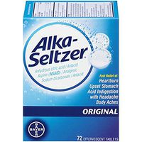 Alka-seltzer Original Effervescent Tablets, 72-Count Pack of 3