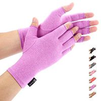 Duerer Arthritis Gloves Women Men-Compression Gloves for Pain Relief-RSI, Carpal Tunnel, Rheumatoid & Osteoarthritis Hand Gloves(Purple, L)