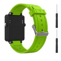 Eway Compatible Garmin vivoactive Band,Soft Silicone Replacement Band for Garmin vivoactive Watch,Not fit Garmin vivoactive hr (Green)