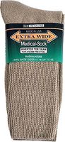 Kinsman Enterprises 31824 Extra Wide Medi-Sock, Men's 11-16, Large, Tan