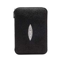 IhDFR Cigar Box, Cigar humidor, Travel Portable Cigarette Box, Cedar Wood Lining Leather can Hold 4 Cigars, Cigar Scissors Men's Gift Box Wooden Damp