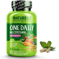 NATURELO One Daily Multivitamin for Women 50+ (Iron Free) - Natural Menopause Support - Best for Women Over 50 - Whole Food Supplement - Non-GMO - No Soy - 60 Capsules | 2 Month Supply
