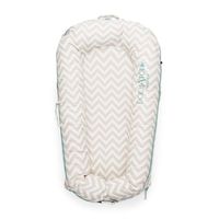 DockATot Deluxe+ Dock (Silver Lining) - The All in One Baby Lounger - Perfect for Co Sleeping - Suitable from 0-8 Months