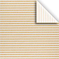 Jillson & Roberts Printed Gift Tissue 20" x 30", Silver Gold Stripe (240 Sheets)