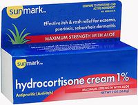 Sunmark Sunmark Hydrocortisone Cream 1% Maximum Strength With Aloe, 2 oz