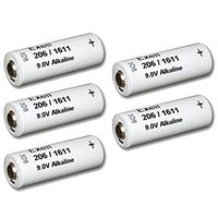 5pc Exell 206A Alkaline 9V Battery 110mAh NEDA 1611, H-7D, H-6D