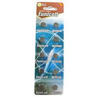 10 Eunicell AG6 / LR69 / 171/371 / LR921 Button Cell 1.5V Battery Long Shelf Life 0% Mercury (Expire Date Marked)