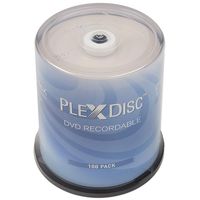 PlexDisc 632-815 DVD-R 4.7GB 16x Recordable Media Disc - 100 Disc Spindle