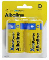Promaster D Size Alkaline Batteries (2 Pack)