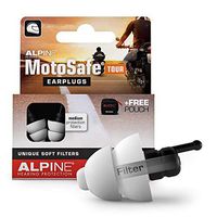 Alpine MotoSafe Tour Reusable Ear Plugs – Motorcycle Ear Plugs – Noise Reduction & Ear Protection - Motorcycle Earplugs for Touring & Motorways - Hypoallergenic Reusable Earplugs