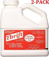 THRIFT FBA_T-600 T-600 Alkaline Based 6 lb. Granular Drain Cleaner, White (White, 2-Pack)