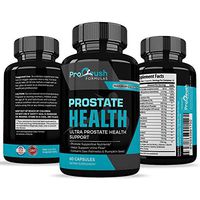 Prostate Support Health Supplement - Maximum Strength - Improves Bladder Discomfort and Urinary Tract Health for Men. Stop Frequent Urination. All Natural Clinically Proven Formula with Saw Palmetto.