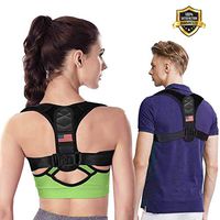Posture Corrector for Men and Women, Adjustable Upper Back Brace, Comfortable Posture Support Clavicle Brace for Humpback Correction Providing Pain Relief From Neck Back and Shoulder