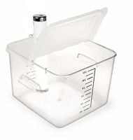 EVERIE Collapsible Hinge Sous Vide Container Lid Compatible with Breville ChefSteps Joule Cookers and 12,18,22 Quart Rubbermaid Container (Side Mount)