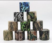 Various2013 6 Rolls Self Adherent Cohesive Wrap Bandages Sports Tape for Wrist, Stretch Athletic Tape for Ankle Sprains & Swelling Random Colors ZZBD-03 (7.5cm x 4.5m) Camouflage