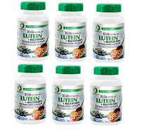6 Bottles Nature Spec Kids Chewable Lutein Premium Blueberry Flavor Taurine Vitamin Zinc Eyebright Extract Lycium Extract Kid's Eye Health (6)