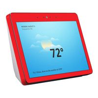 MightySkins Skin Compatible with Amazon Echo Show (2nd Gen) - Solid Red | Protective, Durable, and Unique Vinyl Decal wrap Cover | Easy to Apply, Remove, and Change Styles | Made in The USA