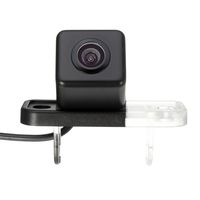 LYNN Waterproof High Definition Color Wide Viewing Angle License Plate Car Rear View Camera with Night Vision for CLK W209 C Class/W203 E Class/W211 CLS/W219 (No. 4 size 3062mm Up round Edge)