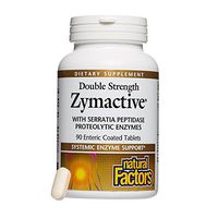 Natural Factors, Zymactive Double Strength, Enzyme Support for Healthy Inflammatory Response in the Joints and Muscles, 90 tablets (45 servings)
