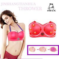 RWSX Breast Massage Portable Breast Massager Zoom Built Tourmaline Vibrating Breast Enlargement Beauty Breast Care