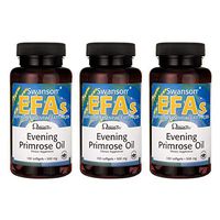 Swanson Evening Primrose Oil (Omegatru) 500 Milligrams 100 Sgels (3 Pack)