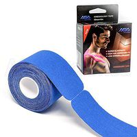ASATechmed Kinesiology Therapeutic Sports Tape, 20 Precut 10 inch Strips, Royal Blue, Latex Free, Water Resistance, Pro & Olympic Choice (Royal Blue)
