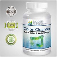 Colon Cleanse & Natural Body Detox - Weight Loss & Increased Energy Levels. Removes Toxins. Relieve Bloating. Extra Strength. Non-GMO | by Success Chemistry®