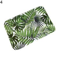 MG554zy0 40x60cm Tree Leaves Anti-Slip Floor Mat Home Bathroom Kitchen Bathroom Carpet Tree Leaves Anti-Slip Floor 4#
