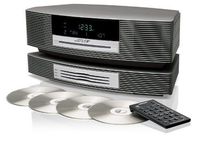 Bose Wave Music System III with Multi-CD Changer - Titanium Silver, Compatible with Alexa or Bluetooth Adapter