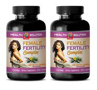 Women Fertility Supplements - Female Fertility Complex 1310 Mg - Dietary Supplement - Damiana Capsules for Women - 2 Bottles 240 Capsules