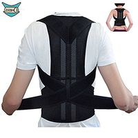 ZSZBACE Best Graduated Athletic Fit for Running | Back Brace Posture Corrector | Best Fully Adjustable Support Brace | Improves Posture and Provides Lumbar Support | Men and Women (XL)