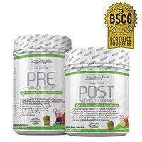 Workout Canister Set, BSCG Certified Drug Free, by SSP Nutrition