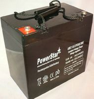 PowerStar AGM12-55-ins-12 12v 55 ah 22NF Wheelchair Battery Replaces PowerCell PC12620