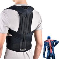 Comfort Posture Corrector Back Support Brace for Men and Women- Improve Posture and Provide Lumbar Support- Relieve Lower and Upper Back Pain (XL)