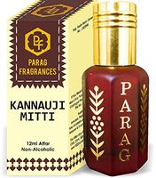 Parag Fragrances Kannauji Mitti Attar 1 Tola / 12ml (Crystal Series) (Limited Time Launching Offer Pack) Natural Distiled Attar/Alcohol Free Attar/Long Lasting Attar