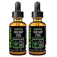 (2 Pack) GreenIVe 28,000mg Hemp Oil Anti-Inflammatory, Rapid Pain Relief, Stress Reducer, Vegan Omegas C02 Extraction Exclusively on Amazon (2 Pack)