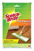 3M M-005-R Scotch-Brite Microfiber Hardwood Floor Mop Refill,Green, 1-Count