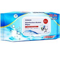 Disinfecting Wipes, 75% Alcohol Cleaning Wet Wipes, Daily Use Disinfectant for Hand Cell Phone Computer Home Travel Office School All Purpose 1 Pack,50 Wipes