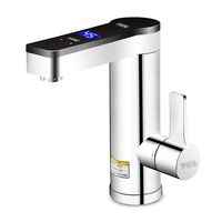 Electric Faucet Instant Faucet, Household tap Water Heater 220V hot Water Faucet 120 ° Rotating Touch Screen Faucet Bathroom hot Faucet Kitchen Rapid Heating Faucet Faucet