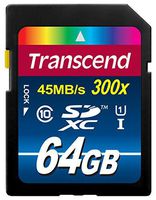 Portable, Transcend 64GB High Speed 10 UHS Flash Memory Card TS64GSDU1 (up to 45 MB/s, 300x) CustomerPackageType: Standard Packaging Size: 64GB Consumer Electronic Gadget Shop