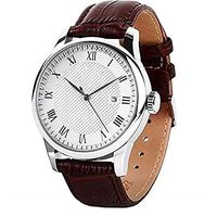JOLLY Watch Men and Women Waterproof Quartz Watch Retro Simple Casual Couple Belt Watch Non-Mechanical Watch (Color : D)