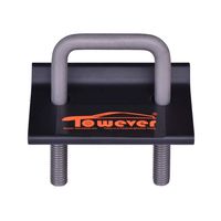 Towever 84703 Trailer Hitch Tightener, Anti-Rattle Stabilizer for 2 & 1.25 inches Hitch, Aluminum Constructed No Rattle Noise Hitch Clamp