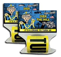 Party Tape Over The Hill 2-Pack - It's A Crime to Turn 50 - Police/CSI/Crime Scene Tape