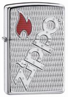 Zippo Bolted Armor High Polish Chrome Pocket Lighter