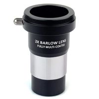 EYSDON 1.25" 2X Barlow Lens Fully Multi-Coated Metal with M42x0.75 Thread Camera Connect Interface for Telescope Eyepieces