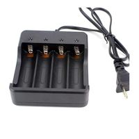 18650 Battery Charger Smart Universal 4-Bay Charger with Light Indication Intelligent Battery Charger US Version